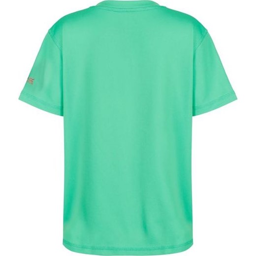 T-shirt chłopięce Regatta zielony z aplikacjami  