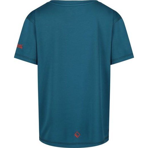 Niebieski t-shirt chłopięce Regatta z krótkim rękawem 