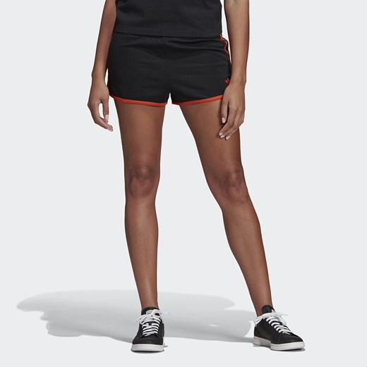 Adidas szorty czarne bez wzorów sportowe 