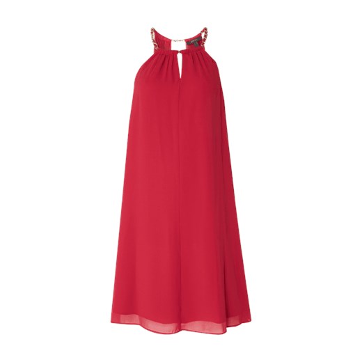Sukienka Esprit czerwona bez rękawów midi oversize'owa 