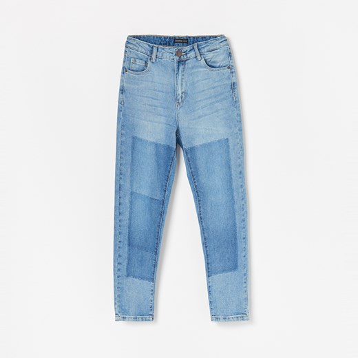 Reserved - Spodnie jeansowe mom - Niebieski  Reserved 146 