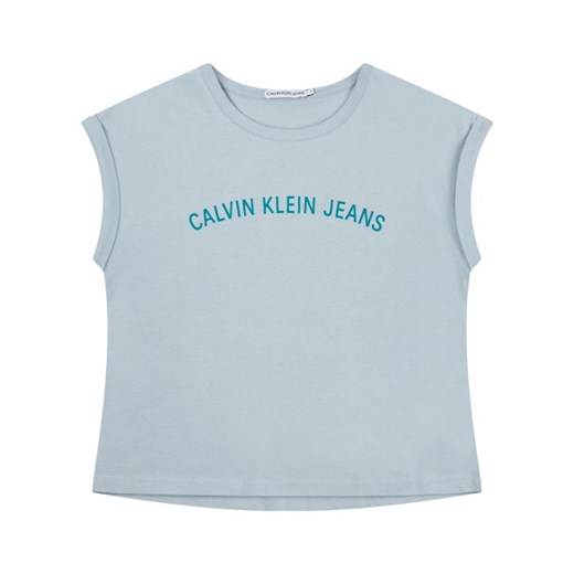 Bluzka dziewczęca Calvin Klein jeansowa 