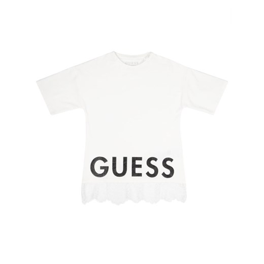Bluzka dziewczęca Guess wiosenna z krótkimi rękawami 