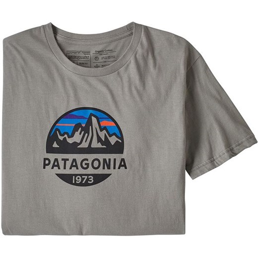 Koszulka męska Fitz Roy Scope Organic Patagonia (feather grey) Patagonia  XL SPORT-SHOP.pl