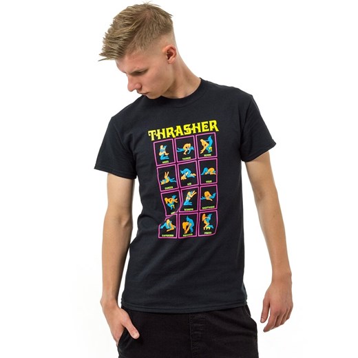 Koszulka męska Thrasher t-shirt Black Light black N  Thrasher S matshop.pl