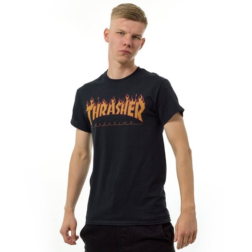 Koszulka męska Thrasher t-shirt Haltone black N  Thrasher XL matshop.pl