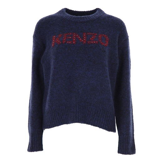 Kenzo Sweter dla Kobiet Na Wyprzedaży, granatowy niebieski, Nylon, 2019, 40 44 M
