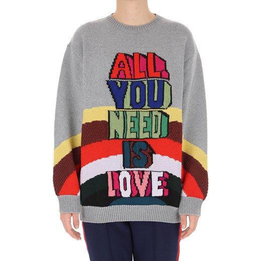 Stella McCartney Sweter dla Kobiet, szary, Bawełna, 2019, 38 40
