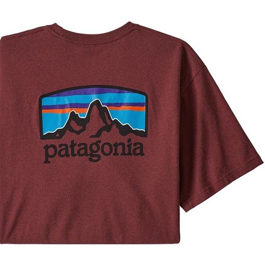 Koszulka męska Fitz Roy Horizons Responsibili-Tee Patagonia (oxide ride)  Patagonia S SPORT-SHOP.pl