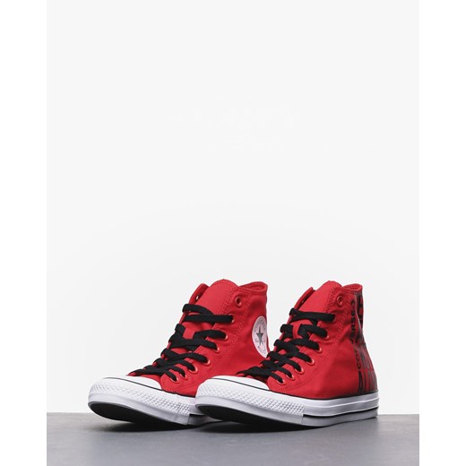 Trampki Converse Chuck Taylor All Star Hi (enamel red/white/black)  Converse 43 Roots On The Roof