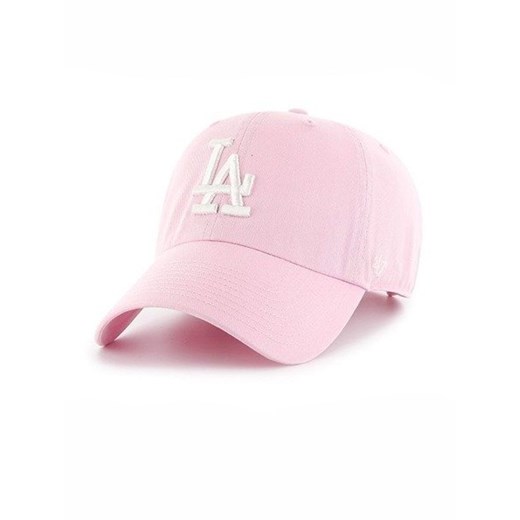 Czapka MLB Los Angeles Dodgers 47 CLEAN UP Pink  47 Brand uniwersalny Street Colors