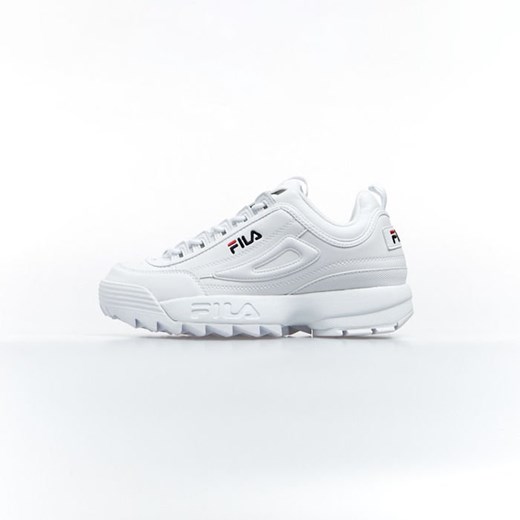 Sneakers buty damskie FILA Disruptor Low WMNS white (1010302.1FG) Fila US 8 okazja bludshop.com