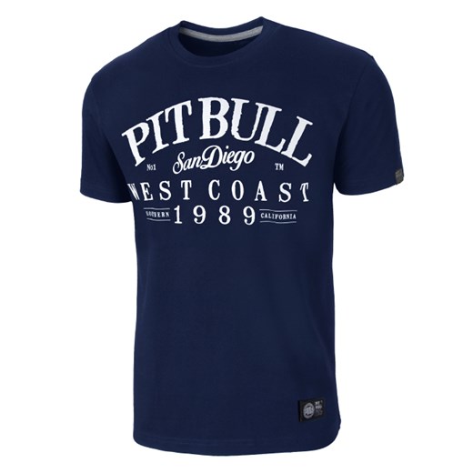 T-shirt męski Pit Bull niebieski 