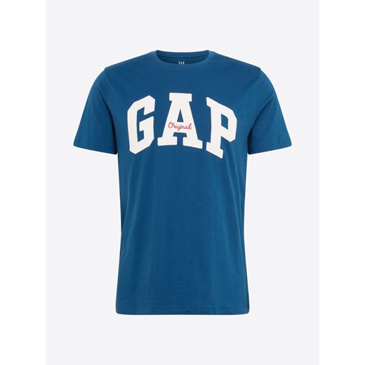 Koszulka sportowa niebieska Gap z napisami 