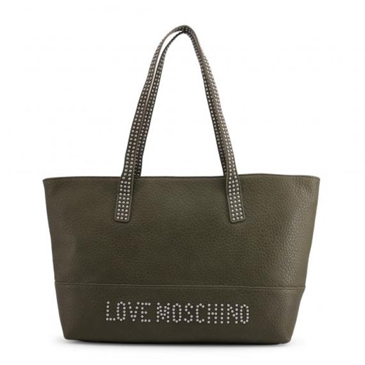 Love Moschino shopper bag bez dodatków mieszcząca a6 elegancka 