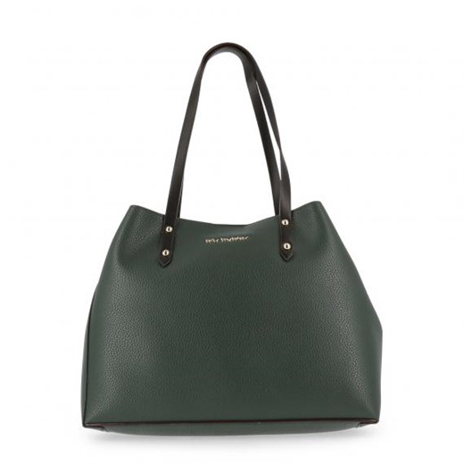 Shopper bag zielona Blu Byblos elegancka 