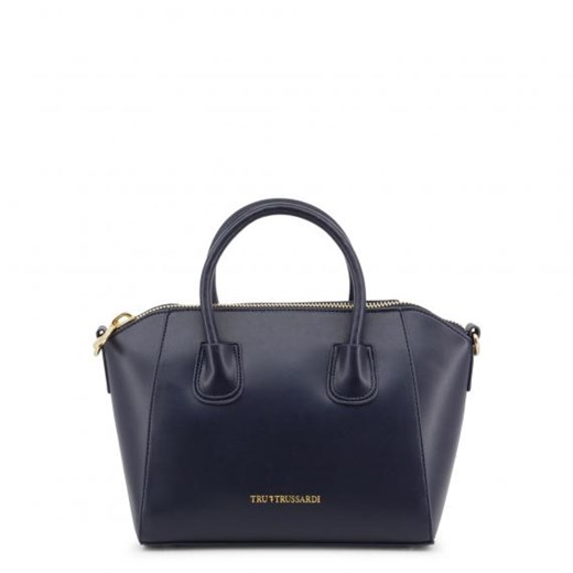 Shopper bag Trussardi bez dodatków średnia elegancka do ręki 