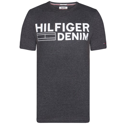 T-shirt męski Tommy Hilfiger brązowy 