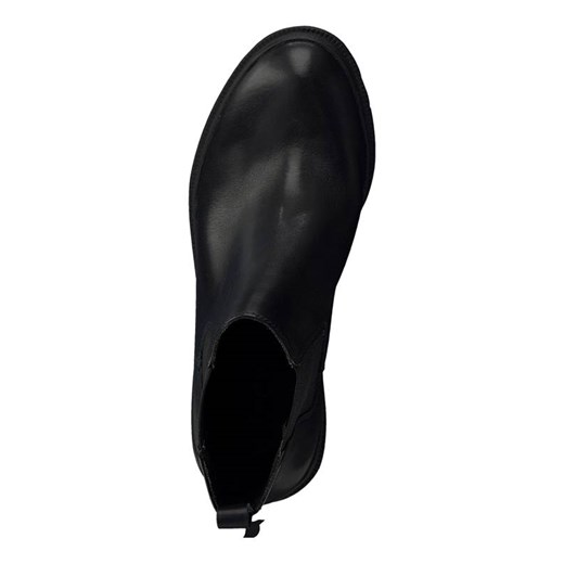 Tamaris botki czarne eleganckie na obcasie 