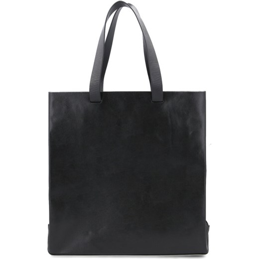Shopper bag Msgm duża skórzana bez dodatków 