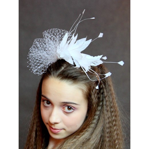 Fascynator Ślubny Adalina hfs-headfashionstyle mietowy cienkie