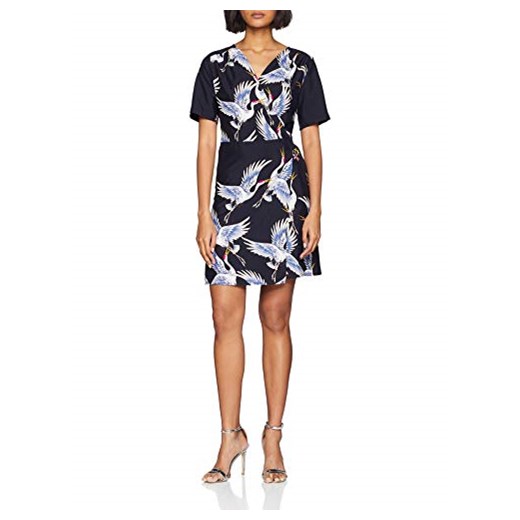 Mela Dres Wrap sukienka damska -  A-linie 36 (rozmiar producenta: 10)   sprawdź dostępne rozmiary Amazon