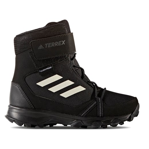 Buty zimowe dziecięce Adidas na rzepy czarne 