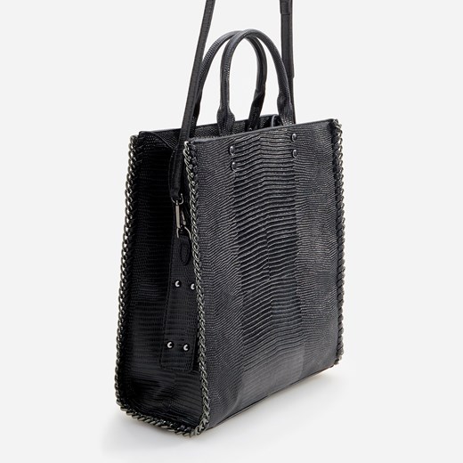Shopper bag Reserved do ręki matowa elegancka 