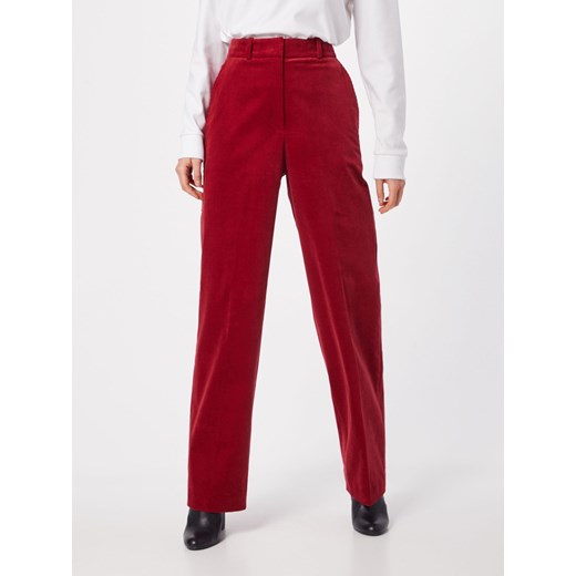 Spodnie damskie Hugo Boss bawełniane czerwone retro 