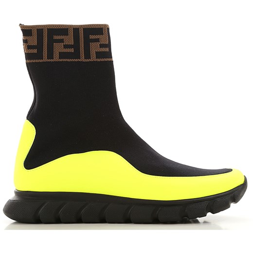 Fendi Buty Dziecięce dla Chłopców Na Wyprzedaży, czarny, Elastane Stretch, 2019, 37 38