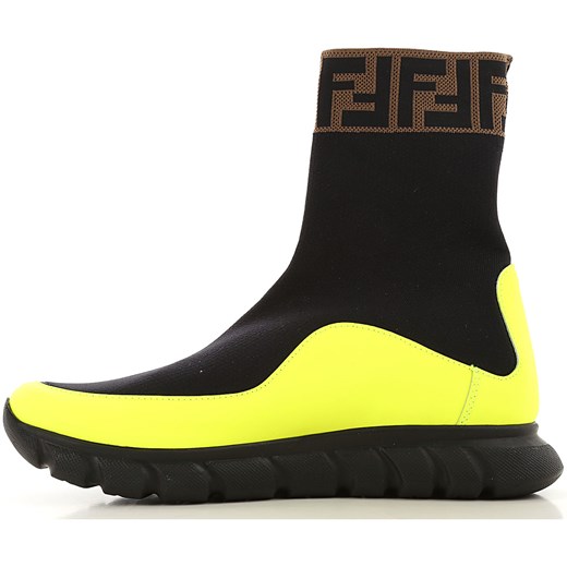 Fendi Buty Dziecięce dla Chłopców Na Wyprzedaży, czarny, Elastane Stretch, 2019, 37 38