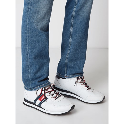 Buty sportowe męskie Tommy Jeans białe z gumy wiązane 