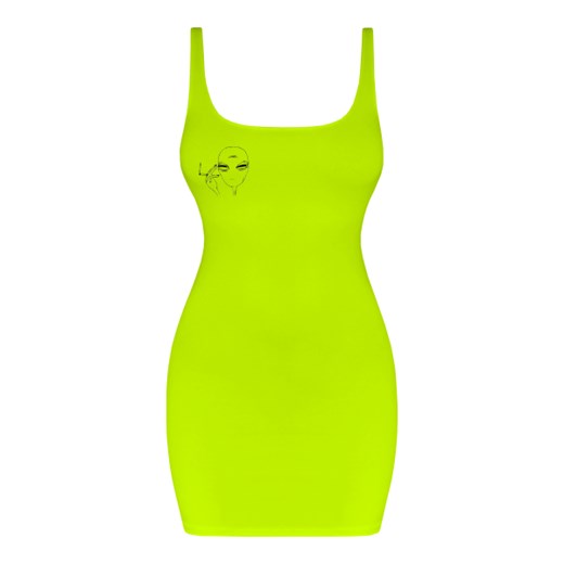 Sukienka zielona Urbanpatrol mini 