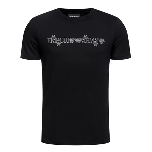 T-shirt męski Emporio Armani z krótkimi rękawami na wiosnę 