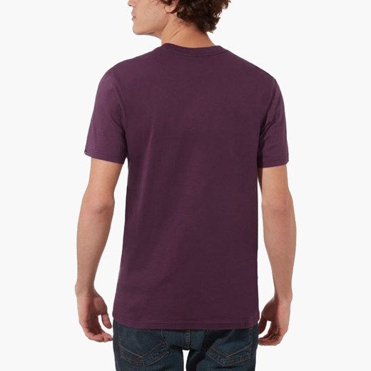 T-shirt męski fioletowy Vans z krótkim rękawem 