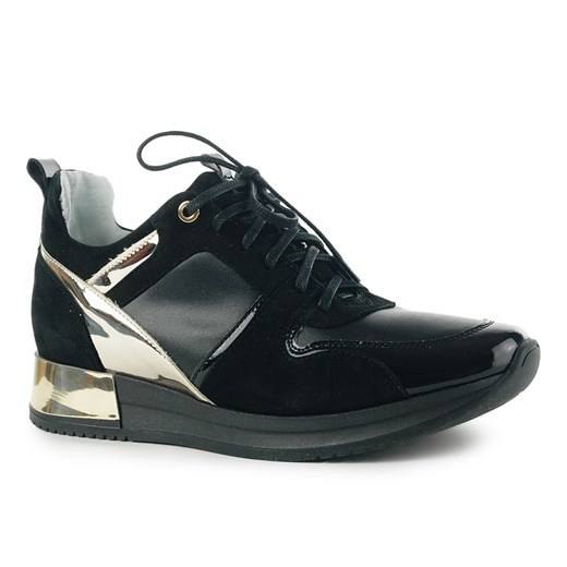 Czarne sneakersy Jersey  Saway 35 promocyjna cena  