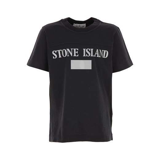 Stone Island Koszulka Dziecięca dla Chłopców Na Wyprzedaży, czarny, Bawełna, 2019, 10Y 12Y 8Y