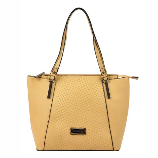 Pierre Cardin shopper bag na ramię matowa elegancka bez dodatków 