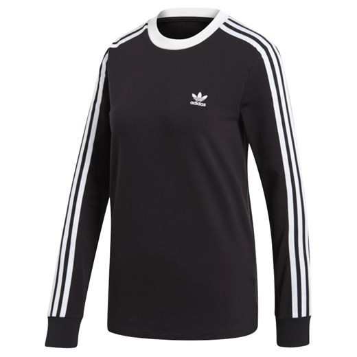 Bluza sportowa czarna Adidas bawełniana jesienna 
