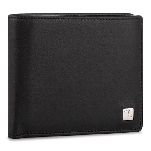 Duży Portfel Męski TRUSSARDI JEANS - Wallet Flap Coin Pocket Smooth Mono 71W00001 K299  Trussardi Jeans  eobuwie.pl