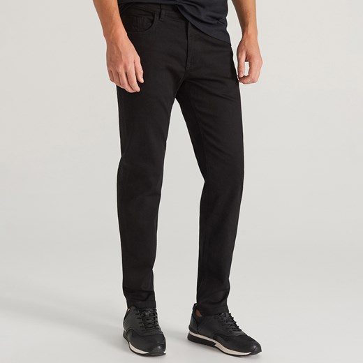 Reserved - Spodnie jeansowe slim - Czarny  Reserved 32/32 