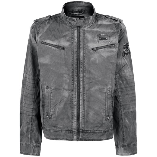 Brandit - Drake Vintage - Kurtka przejściowa - ciemnoszary (Anthracite) Brandit 3XL EMP