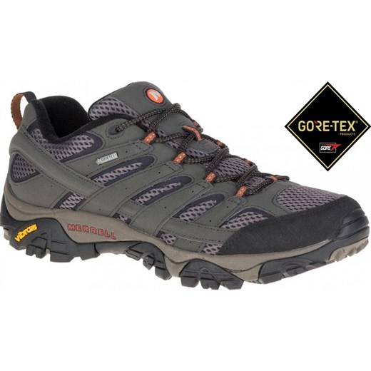 Buty trekkingowe damskie szare Merrell gore-tex 