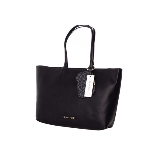 Shopper bag Calvin Klein czarna bez dodatków 
