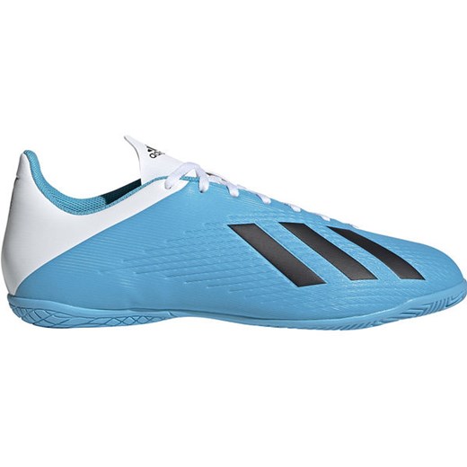 Buty piłkarskie halowe X 19.4 IN Adidas (błękitno białe) Adidas  42 wyprzedaż SPORT-SHOP.pl 
