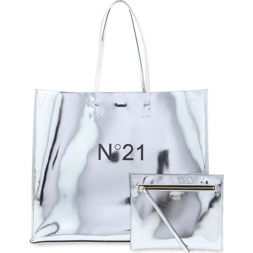 Shopper bag N21 na ramię elegancka bez dodatków skórzana 