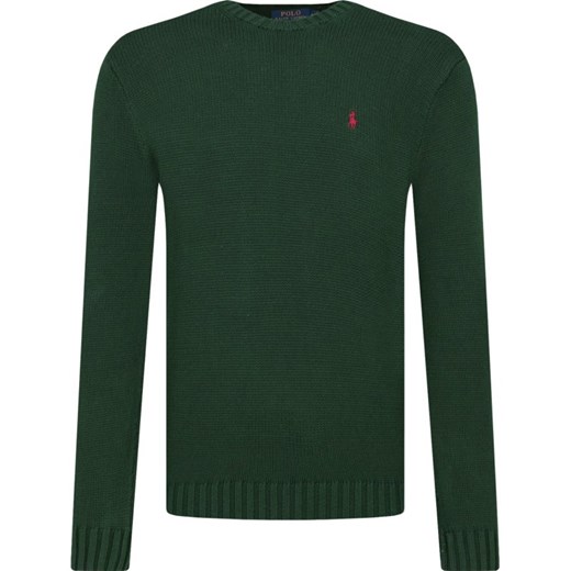 Zielony sweter męski Polo Ralph Lauren casual 