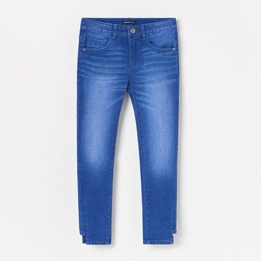 Reserved - Spodnie jeansowe slim - Niebieski  Reserved 110 
