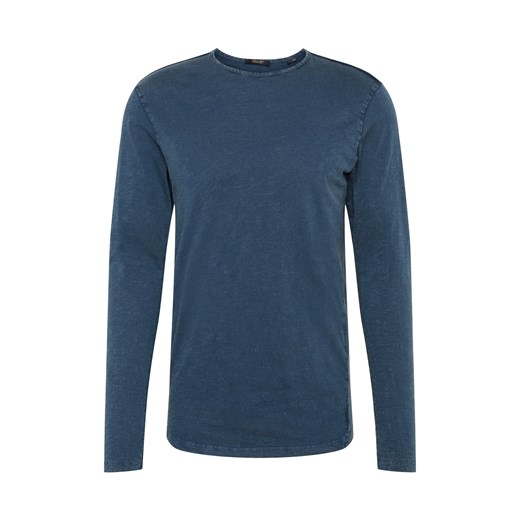 T-shirt męski Jack & Jones z długimi rękawami niebieski jesienny 