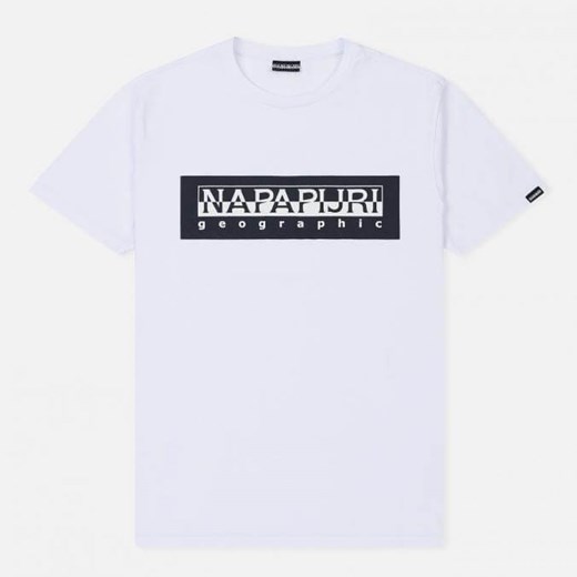 Sele T-shirt White  Napapijri  runcolors.pl